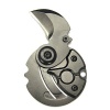 Cevinee™ Creative Coin-shape Mini EDC Folding Pocket Keychain Knife - Black