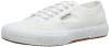 Womens Superga Classic Cotu Canvas Retro Plimsoll Low Top Sneakers - White - 10