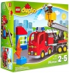 LEGO DUPLO Town Fire Truck 10592, Preschool, Pre-Kindergarten Large Building Block Toys for Toddlers