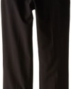 Calvin Klein Big Boys' Bi-Stretch Flat Front Pant, Black, 12