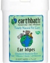 Earthbath All Natural Specialty Ear Wipes, 25 Wipes