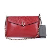 QZUnique Women's Cowhide Genuine Leather European Style Handbag Shoulder Bag