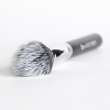 pro Duo Fiber Stippling Brush for Liquid Foundation or Contouring with Bronzer, Highlighters or Luminizers: Short & Long Bristles for Soft Blending, Buffing; Works with Creams, Powders, Minerals