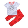 Mandy 2 Set Baby Boy Printed T-shirt Tops+Pants Outfits Clothes