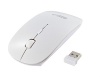 Wireless Mouse Optical White Office Mice 2.4G Ultra Thin Computer Mouse Portable with USB Nano Receiver for Laptop, PC, Notebook, Tablet, Desktop On Off Switch by SOONGO