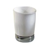 InterDesign York Bath Collection, Tumbler Cup for Bathroom Vanity Countertops - White