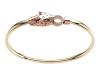 Effy Collection Panther 14k Two Tone Gold Bangle