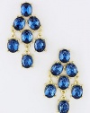 BAUBLES & CO ROUND CRYSTAL STACKED EARRINGS