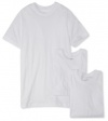 2(x)ist Men's 3 Pack Crew T-Shirt, White, Large