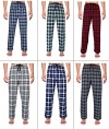 RK Classical Sleepwear Men's 100% Cotton Flannel Pajama Pants,