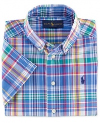 Ralph Lauren Boys' Plaid Cotton Blake Shirt (2/2T)