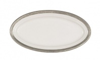 Arte Italica Tuscan Oval Platter, Medium, White