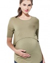 Sweet Mommy Maternity and Nursing Bamboo Layered Top