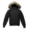 Triple F.A.T. Goose Mens Scotia Goose Down Jacket with Real Coyote Fur (X-Large, Black)