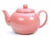 RSVP Stoneware 6-Cup Teapot, Pink